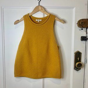 Mustard-Yellow Sleeveless Top